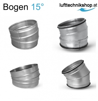 Bogen 15° mit oder ohne Dichtring